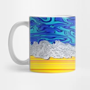 sea,ocean,beach,summer,holiday,waves,hot by LowEndGraphics Mug